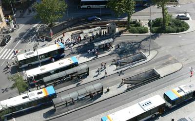 Gare routiere d'Hamilius à Luxembourg